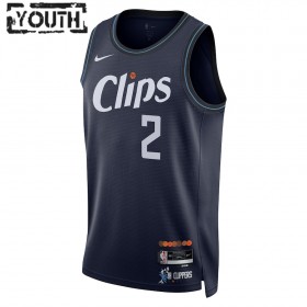 Dječji NBA Dres Los Angeles Clippers Kawhi Leonard Nike 2023-24 City Edition Navy Swingman